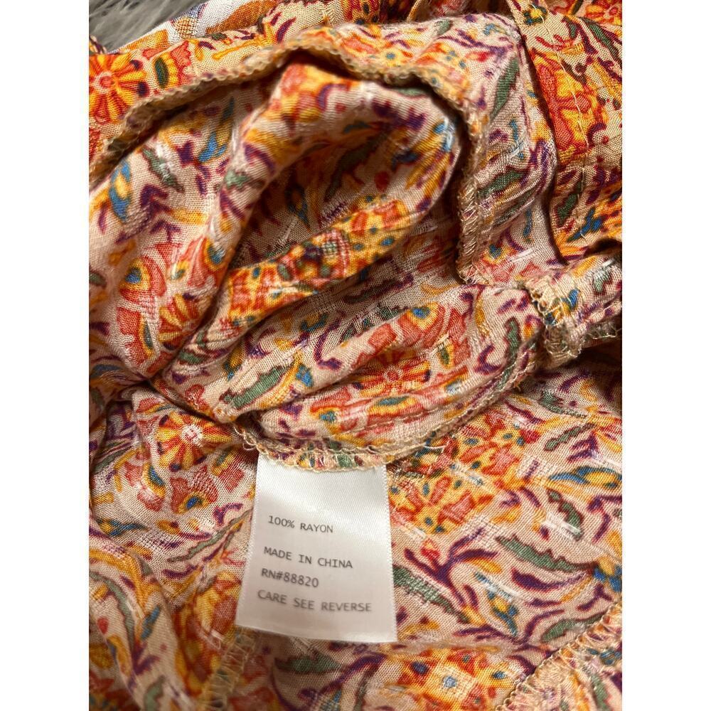 Rachel Zoe tiered floral print mini skirt XS - Picture 3 of 7